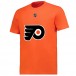Tričko Philadelphia Flyers v oranžovém provedení s velkým logem Philadelphia Flyers na hrudi