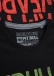 Tričko PitBull s krátkým rukávem v černém provedení. Na přední straně nápis PitBull West Coast v zeleném provedení a pod ní červený nápis I Am The Weapon