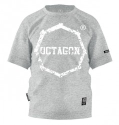 Dětské Tričko Octagon Logo Smash Grey