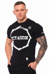 Pánské Tričko Octagon Smash Logo Black