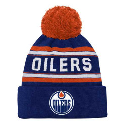 Dětský Kulich Edmonton Oilers Jacquard Cuffed Knit