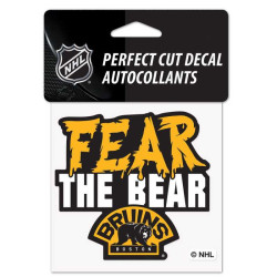 Samolepky Boston Bruins Perfect Cut Decal Slogan