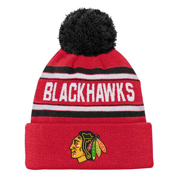 Dětský Kulich Chicago Blackhawks Jacquard Cuffed Knit