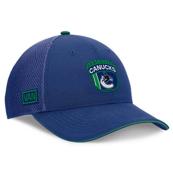 Kšiltovka Vancouver Canucks 24 Authentic Pro Draft Structured Trucker