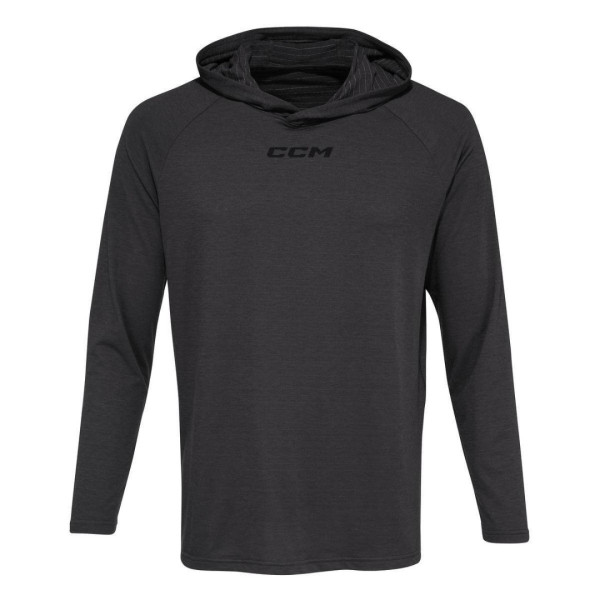 Hokejové Tričko CCM LS Training Hoodie