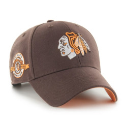 Kšiltovka Chicago Blackhawks Sure Shot Snapback '47 MVP Hnědá